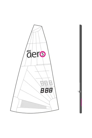 Kit gréement Aero 5 - Bas de mât + Voile Meilleur Prix