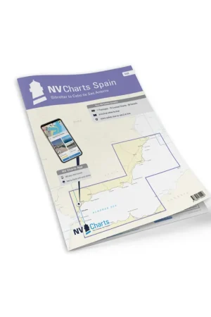 Carte NVCharts - ES3 - Gibraltar to Cabo de San Antonio Retour Gratuit