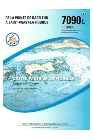 Carte SHOM 7090L - De La Pointe De Barfleur À Saint-Vaast-La-Hougue Expédié Aujourd'hui