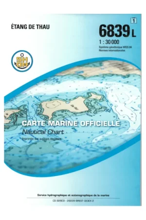 Expédition Rapide Carte SHOM 6839L - Étang De Thau