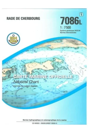 Nouvel Arrivage Carte SHOM 7086L - Rade De Cherbourg