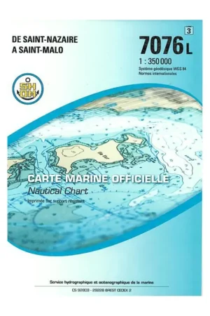 Carte SHOM 7076L - De Saint-Nazaire À Saint-Malo Commander Vite
