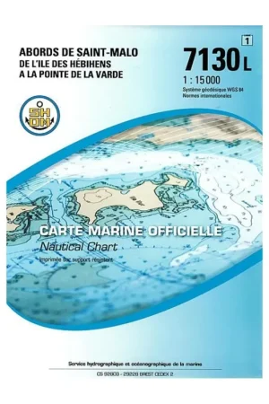 Nouveauté Carte SHOM 7130L - Abords De Saint-Malo - De L’Île Des Hébihens À La Pointe De La Varde