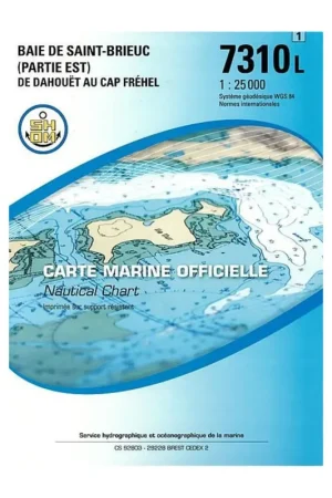 Carte SHOM 7310L - Baie de Saint-Brieuc (partie Est) – De Dahouët au Cap Fréhel Commande En Gros