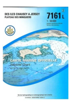 Carte SHOM 7161L - Des îles Chausey à Jersey – Plateau des Minquiers Livraison Express