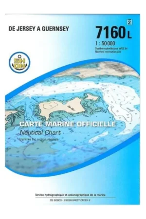 Commander Vite Carte SHOM 7160L - De Jersey à Guernsey