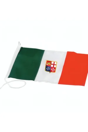 Pavillon national Italie avec blason Polyester Quantité Limitée
