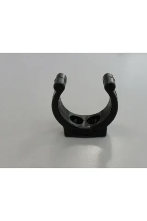 Clip plastique de tube 30mm noir à visser Produit De Marque