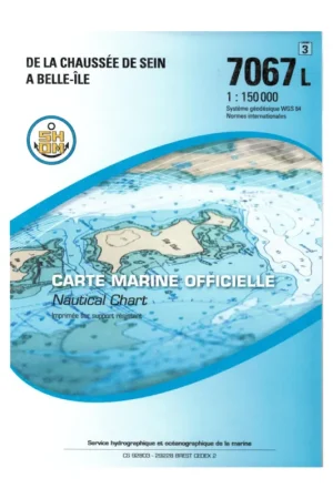 Populaire Carte SHOM 7067L - De la Chaussée de Sein à Belle-Île