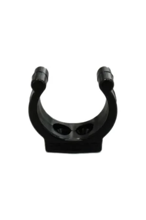 Clip plastique de tube 25mm noir à visser Must-Have