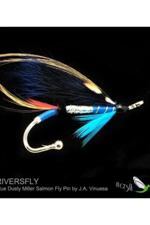 Broches Mouche Saumon Blue Dusty Miller Nouvel Arrivage