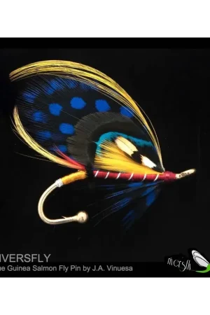 Broches Mouche Saumon Blue Guinea Expédié Aujourd'hui