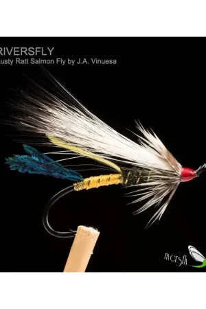 Bon Marché Mouche Saumon Rusty Rat