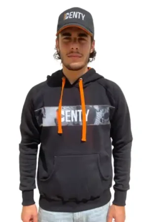 Meilleure Vente Sweat noir Denty Spearfishing à capuche
