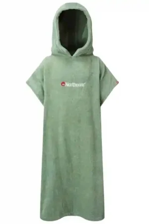 Poncho de bain enfant Northcore Beach Basha Vert Bon Marché