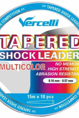 Arraché conique Vercelli Tappered scock leader Multi 0,18 - 0,57 Satisfait Ou Remboursé