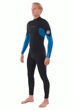 Achetez Aujourd'hui Combinaison homme Rip Curl Dawn patrol 3/2 Back zip - Blue - MS