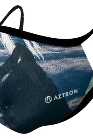 Satisfait Ou Remboursé Masque Aztron Bleu