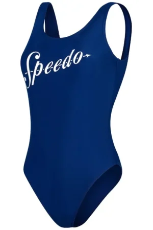 Maillot de bain Logo Deep U-Back Speedo Ammonite - Taille 42 Offre Limitée