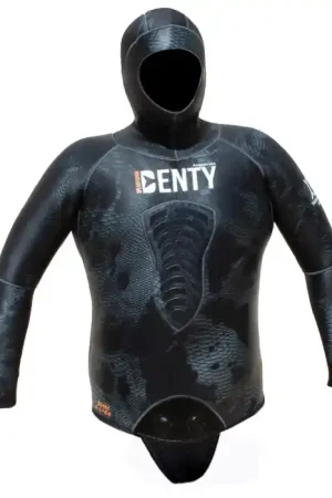 Commander Vite Veste de combinaison Denty Spearfishing Anaconda gris 5 mm - Taille XL