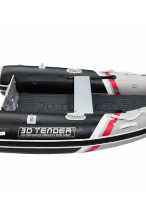 Acheter En Ligne Annexe bateau pneumatique 3D Tender Twin Fastcat 230 Noir/Gris