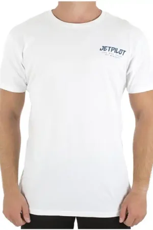 T-shirt Jetpilot established white Pas Cher