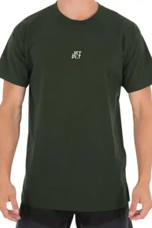 Tee-shirt Jetpilot seekers manches courtes vert Réduction