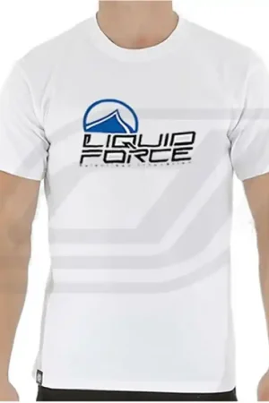 Prix Bas T-shirt Liquid Force half dome blanc