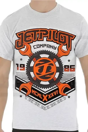T-shirt Jetpilot machinist orange Meilleur Prix