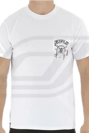 T-shirt Jetpilot fracture white Prix Cassé
