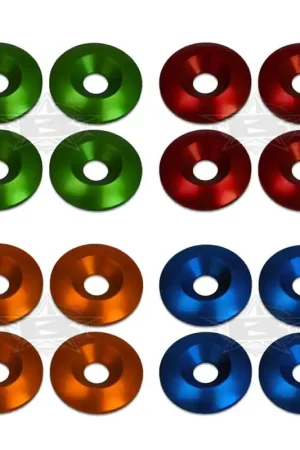 Rondelles alu extérieures Blowsion pour cale-pieds (4 pièces) Commande En Gros