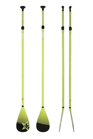 Pagaie Télescopique SUP Fiberglass Green 2 pcs Usine Directe