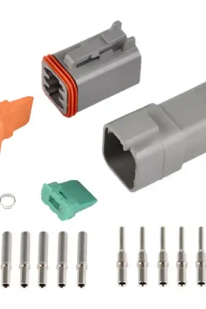 Livraison Express Connecteur étanche MSD Deutsch Gris 6 Pin