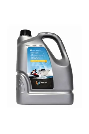 Pas Cher Huile moteur Inter-Oil 4 Temps marine Compétition Yamaha / Kawasaki / Hydrospace - 5 Litres