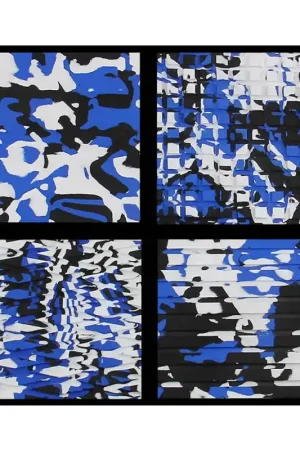 Tapis Hydro-Turf en rouleau Blue Camo Expédition Rapide