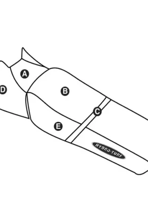 Usine Directe Housse de selle Hydro-Turf Seadoo GT Family (90-95) / GTS (96-00) / GTI (96)