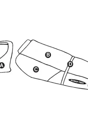 Bon Marché Housse de selle Hydro-Turf Kawasaki ZXi (95-97) Seat + Cowling