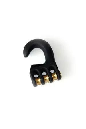 Poulie pulley hook aluminium 3 rollers - 12mm - UNIFIBER Neuf - Taille 12 mm Expédition Rapide