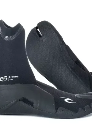 Acheter En Ligne chausson néoprène E BOMB 3MM S/TOE BOOT RIP CURL 90 BLACK