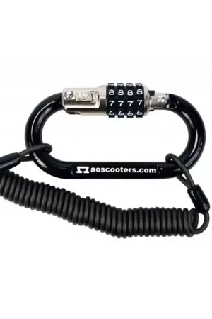 Cadenas Trottinette AO SCOOTERS Carabiner Lock Noir Marque