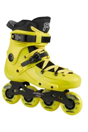 Roller en ligne Freeskate SEBA FR1 2016 Jaune Nouvel Arrivage