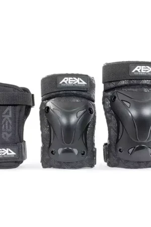 Quantité Limitée Set de protection complet REKD Recreational Triple Pad Set Black