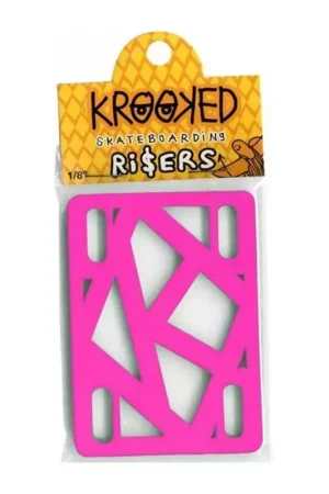 Pads Skateboard KROOKED Pads Jeu De 2 0.125 Pouce Pink Soft Offre Limitée