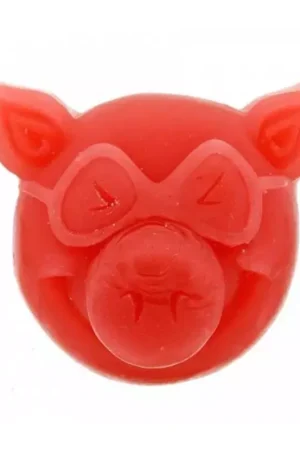Vente Flash Wax Skateboard PIG Wax Head Red