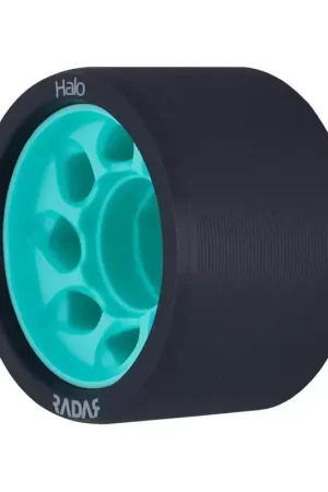 Roues Roller Derby RADAR WHEELS Halo 88A 59mmx38mm Teal Bleu cyan Paiement Sécurisé