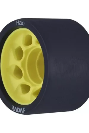 Roues Roller Derby RADAR WHEELS Halo 91A 59mmx38mm Yellow Remise