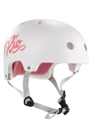Livraison Express Casque RIO ROLLER Casque Script Blanc