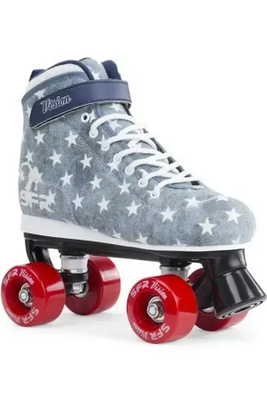 Patin complet Roller Quad SFR ROLLER Vision Canvas Jeans Roller Quad Pas Cher