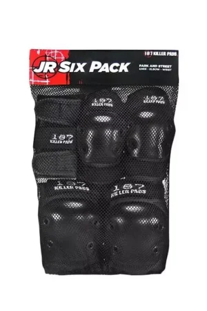 Set de protection 187 Junior Six Pack Set Black Promotion
