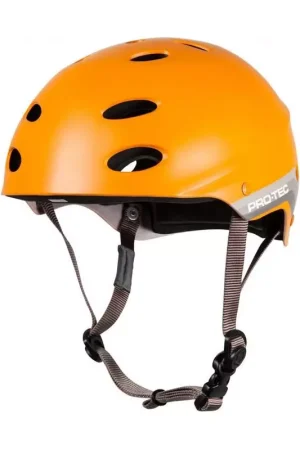 Casque Wakeboard, Kitesurf et Windsurf PRO-TEC Ace Water Satin Orange Retro Expédié Aujourd'hui
